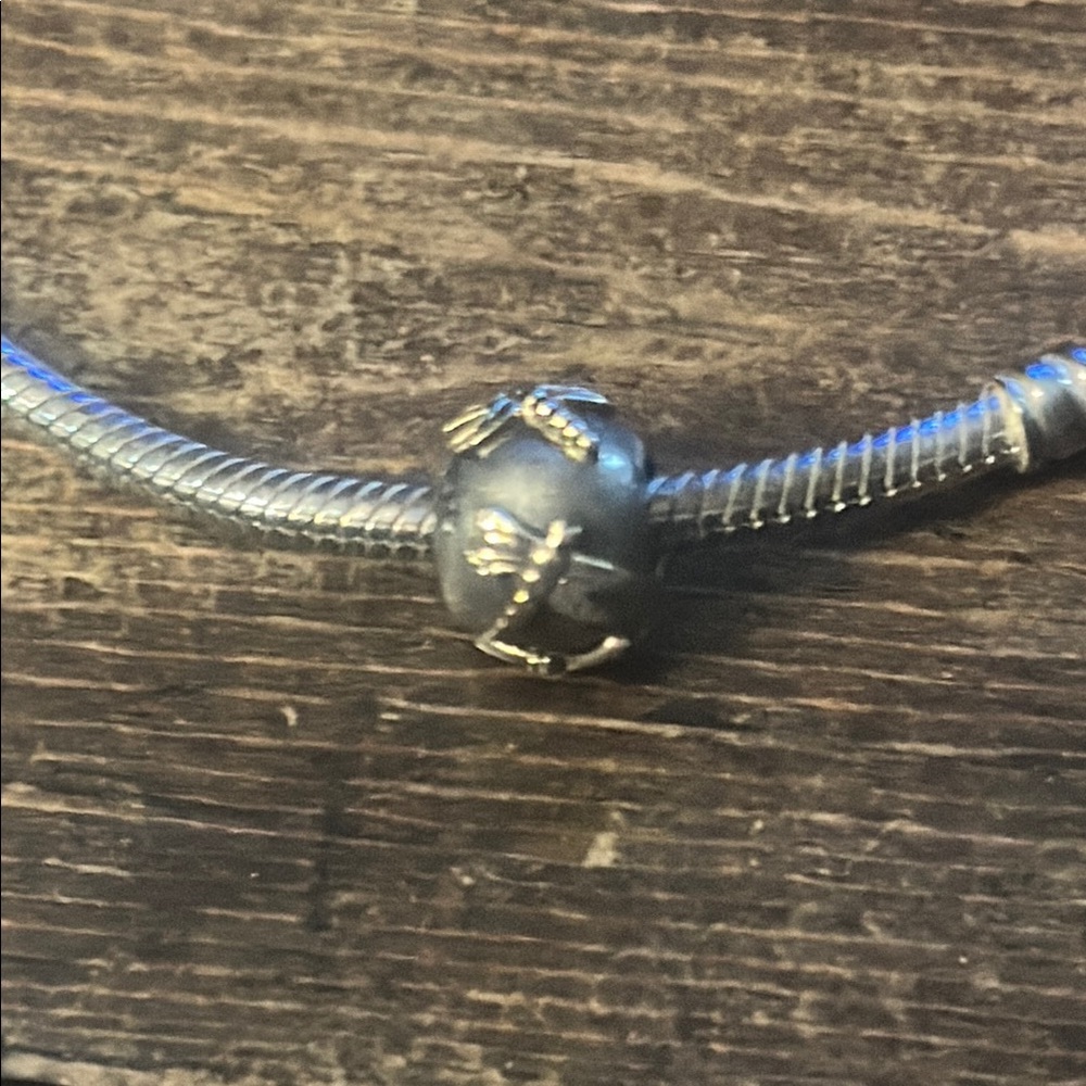 Silver and Gold Dragonfly Charm